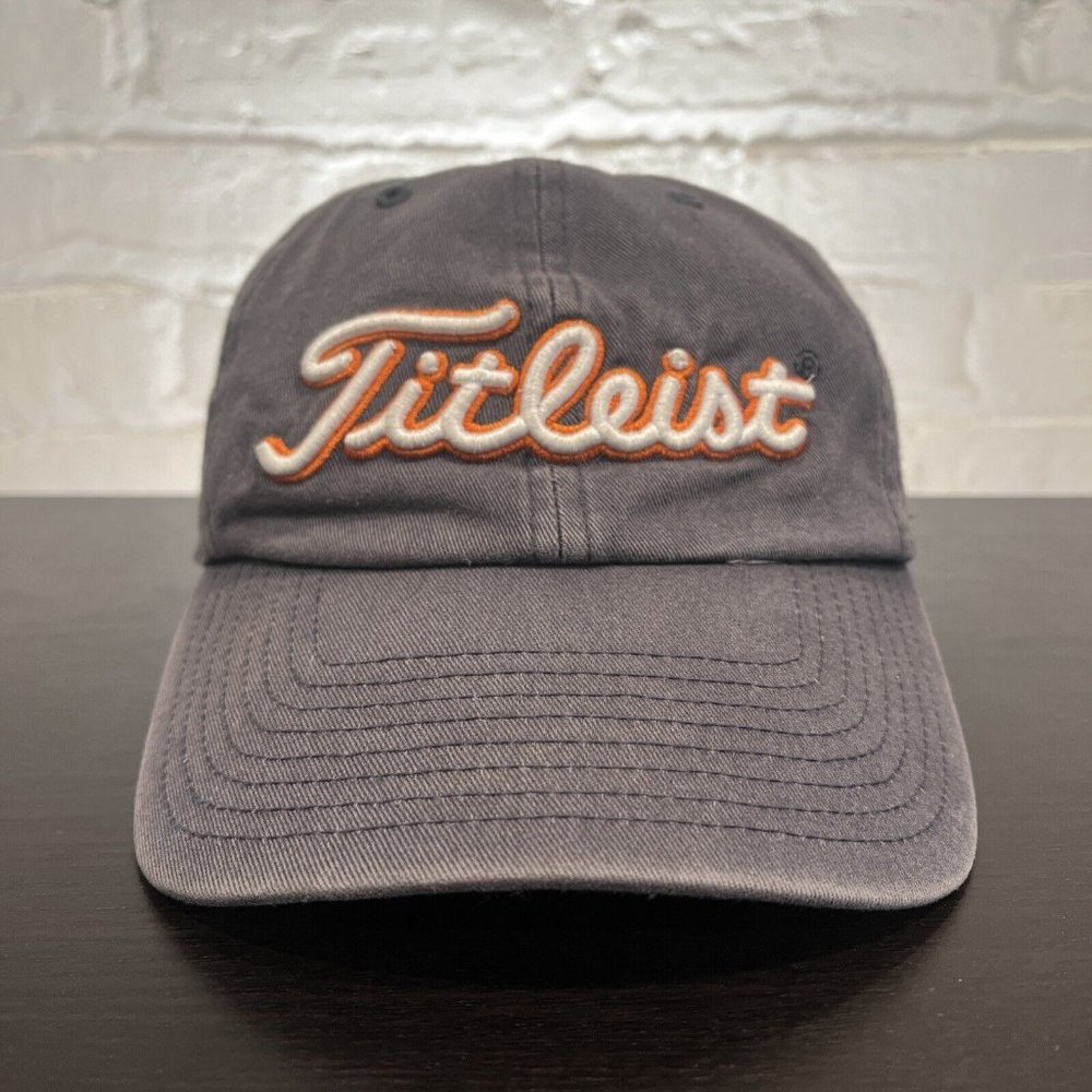 Titleist Hat University of Illinois Golf Cap Navy White Orange Adjustable Illini